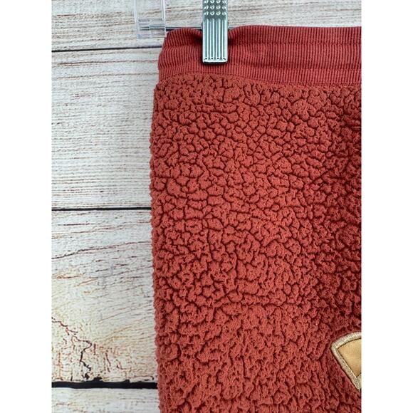 Disney Spirit Jersey Spellout Sherpa Lounge Jogger Sweatpants Womens XS Pink - Picture 5 of 9